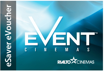 Event Cinemas Movie Voucher eVoucher