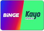 Hubbl I Kayo Sports | BINGE | Flash News I LifeStyle eGift Card