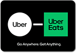 Uber & Uber Eats eGift Card